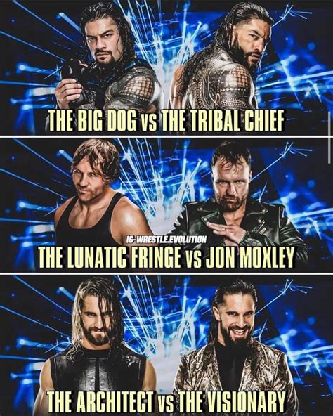 Wwe Dean Ambrose The Shield Wwe Roman Reigns Big Dogs Visionary
