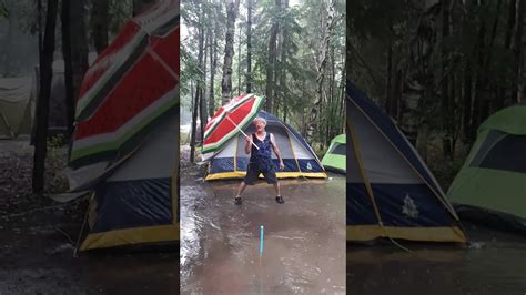 Raining At Our Camp Trip 2019 Youtube