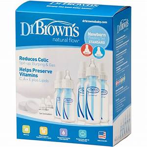Made In Usa Dr Brown S Bpa Natural Flow Bottle Newborn Feeding Set