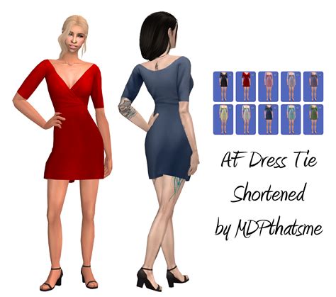 Mdpthatsme This Is For Sims 2 Dress Tie Shortened Shortened