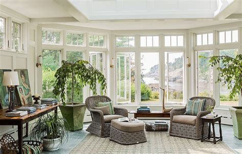 Cheerful And Relaxing Beach Style Sunrooms Sunroom Decorating