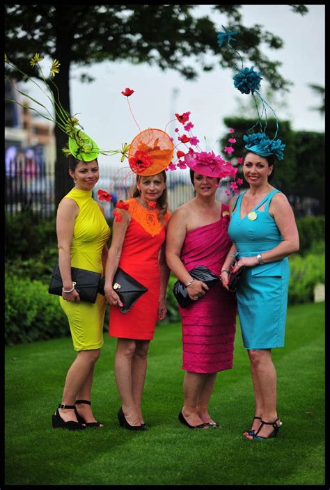Guests At Royal Ascot Tea Party Outfits Kentucky Derby Party Attire