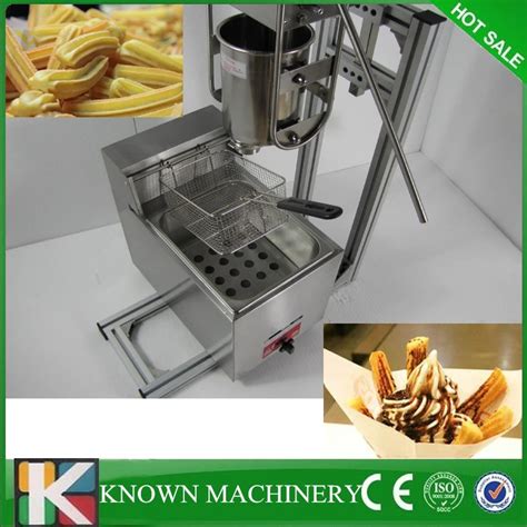 Free Shipping Manual Spanish Capacity 3l Churro Maker Machine With 6l