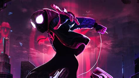 Spiderman Into The Spider Verse Movie New Arts Wallpaperhd Movies
