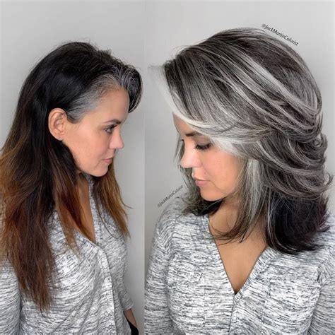 After 15 minutes, check a strand of hair to see how much color has lifted. Stylist's Transformations Shows How Beautiful Gray Hair ...