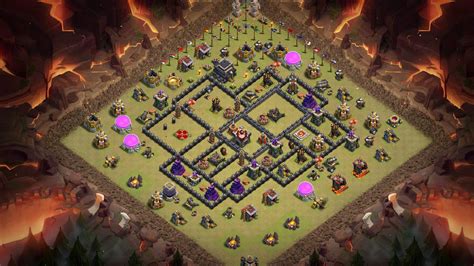 You also can easily find here anti everything, anti 2 stars, anti 3 stars, hybrid, anti giant, anti loot, anti gowipe or dark elixir farming bases, we. TH9 Anti-3 Star War Base (link in comments) : COCBaseLayouts