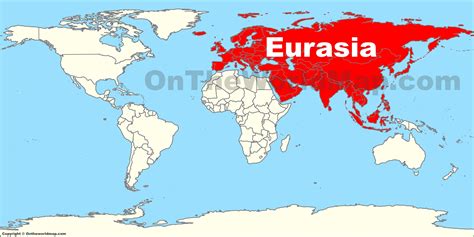 Eurasia Location On The World Map