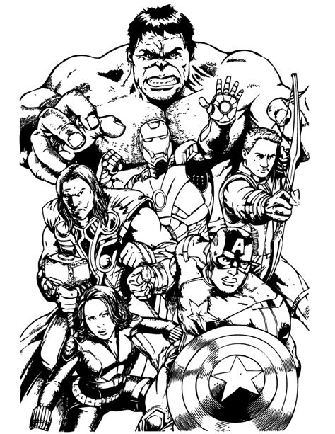 Avengers Coloring Pages Best Coloring Pages For Kids Avengers
