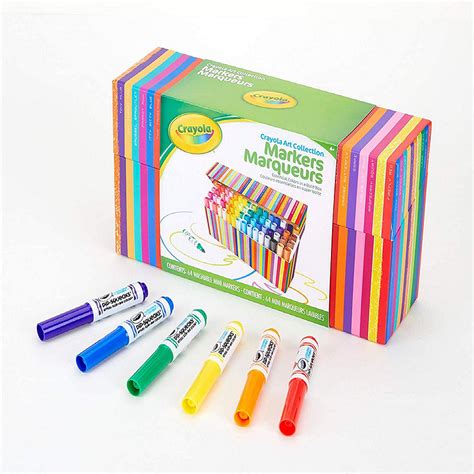 Crayola Pip Squeaks Marker Set Washable Mini Markers 64 Count