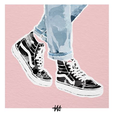 Your Weekly Art Fix By Lena Hrnt Shoe Art Sneakers Art Drawings