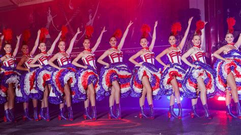 Moulin Rouge Cancan Dancers Celebrate French Cabaret S 130th Birthday