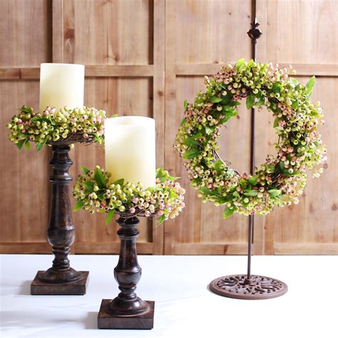Candle Wreath Centerpiece Candle Wreaths Grapevine Wreath Moss
