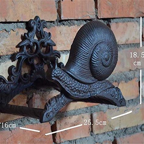 Iron Hose Holder Euro Wall Mounted Cast Iron Garden Hose Hanger Snails