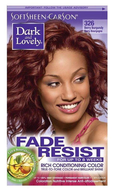 DARK LOVELY COLOR FADE RESISTANT RICH CONDITIONING PERMANENT HAIR