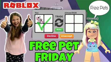 That's why getting some free pets in adopt me could be the perfect way to get you up and running. Adopt Me! Free Pet Friday! Giving Away Pets That Are No ...