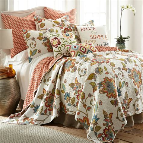 Levtex Home Clementine Quilt Set King Quilt Two King Pillow Shams