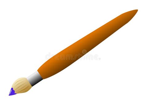 Paintbrush Stock Illustration Illustration Of Tool Bristles 622018