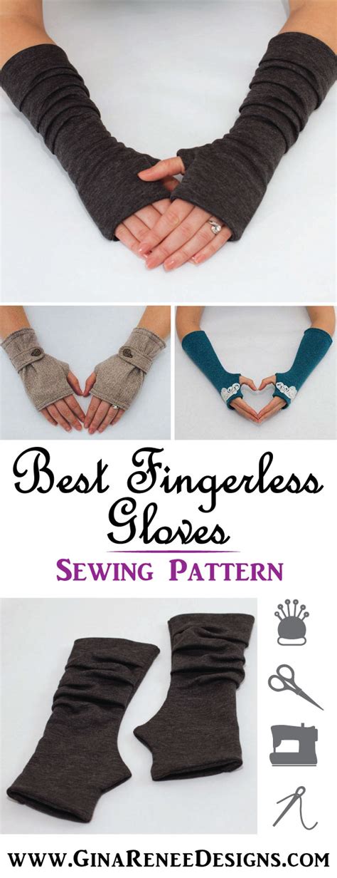 Many are obsessed with crochet patterns and you can make these simple yet beautiful gloves to feel fancy. Fingerless Gloves Pattern - Knit Sewing Pattern | Sewing patterns, Sewing patterns free ...
