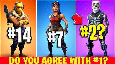 The 20 Best Fortnite Skins Ever Voted By Fans Youtube
