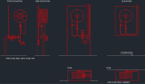 Download 3,778 fire extinguisher free vectors. fire hose reel cabinet | | CAD Block And Typical Drawing ...