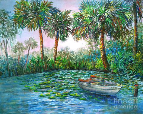 My Little Boat Painting By Lou Ann Bagnall Pixels