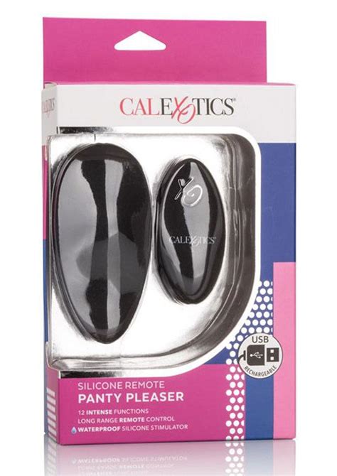 Silicone Wireless Remote Panty Pleaser Usb Rechargeable Massager Waterproof Black Feel The