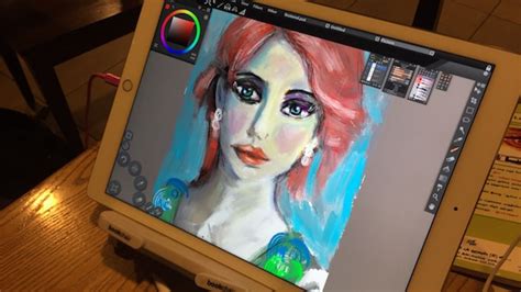 How To Paint An Ipad Portrait Skillshare Student Project