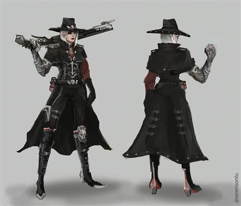 Witch Hunter Ashe Skin Concept Overwatch Hope