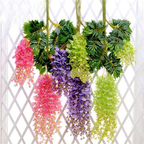 110cm Artificial Wisteria Flower Decorative Wisteria For Wedding Buy