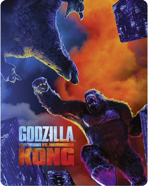 Godzilla Vs Kong Amazon Exclusive Steelbook Uhd 2021 Blu Ray