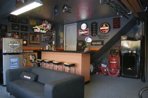 Updated Harley Garage Mancave Man Cave Furniture Man Cave Design Bars For Home