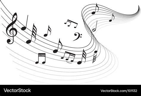 Music Notes Royalty Free Vector Image Vectorstock