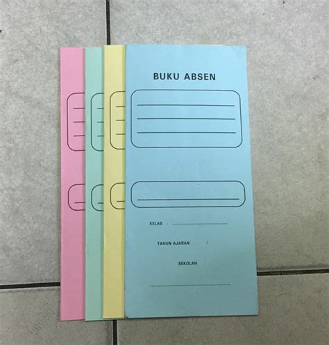 Buku Absen/ Buku Absensi Sekolah | SIPLah