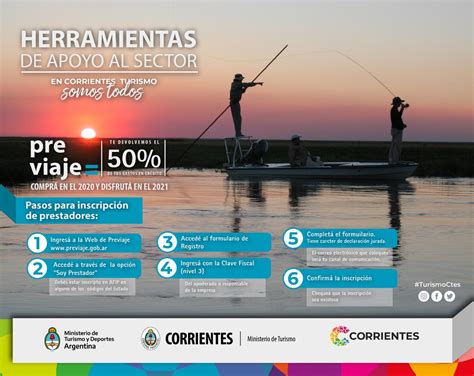El programa previaje 2021 no aplica para pasajeros que hayan reprogramado su viaje para 2021, sino que deben ser nuevas compras. PreViaje 2021: Corrientes forma parte del programa de ...