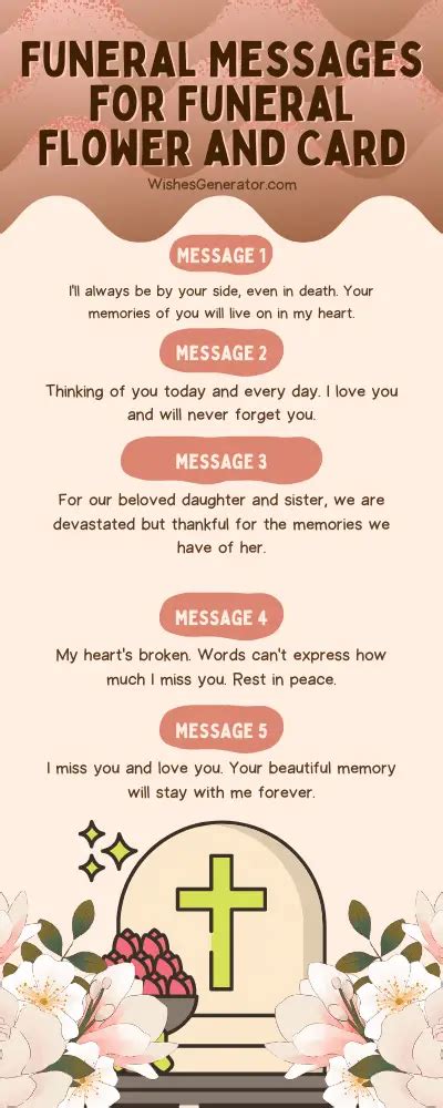 71 Funeral Messages For Funeral Flower And Card