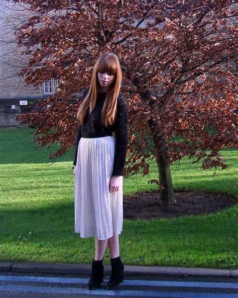 grace olivia full skirts and fluffy jumpers lookbook