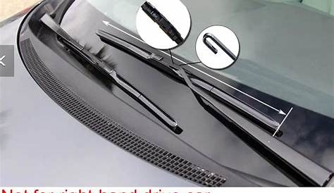 2010 honda civic windshield wipers size