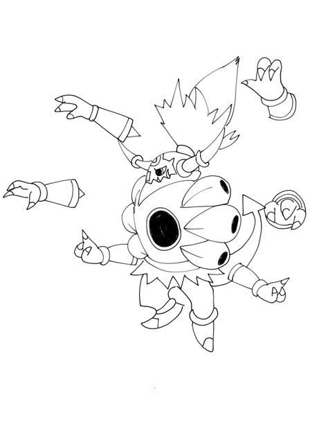 Hoopa Coloring Page Coloring Pages