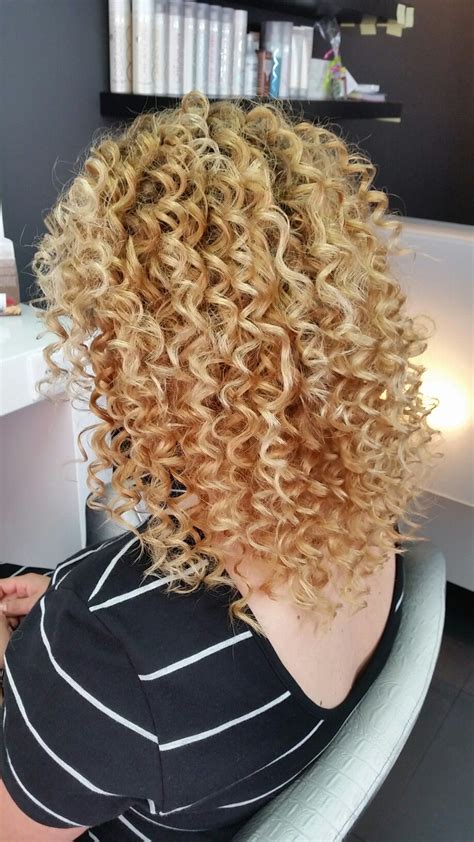 Spiral Perm Strawberry Blonde Hair Color Permed Hairstyles Curly