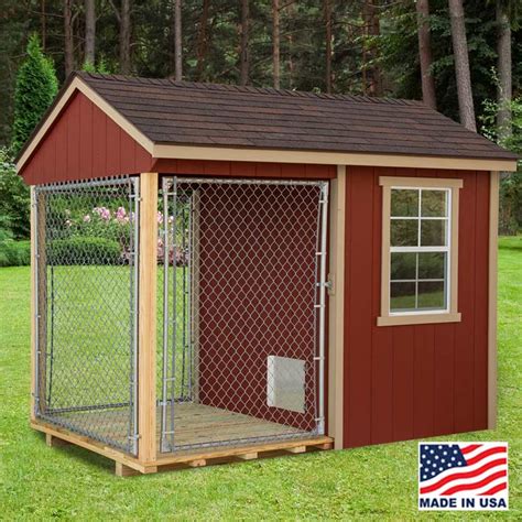 Dog Kennel 6 X 10 With Outside Run Ez Fit Sheds Wilmot Ohio