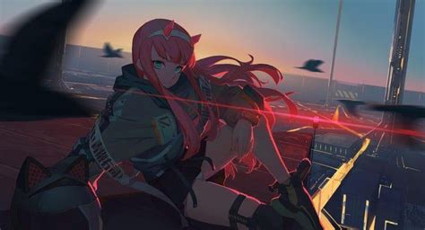 Zero Two Darlinginthefranxx Cool Anime Pictures Wallpaper Pc Anime