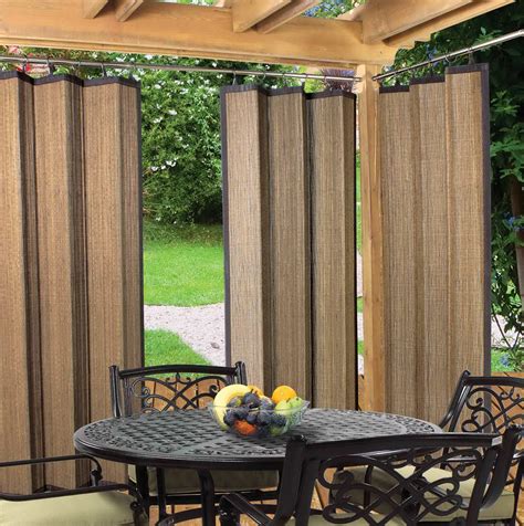 Outdoor Bamboo Curtain Panels Home Design Ideas