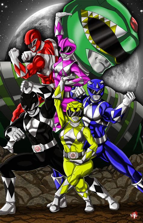 Mighty Morphin Power Rangers By Wil Woods On Deviantart