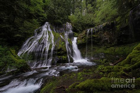 Panther Creek Falls Wide Photograph By Mike Reid Fine Art America