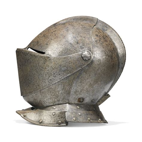 A European Close Helmet From A Cuirassier Armour Early 17th Century