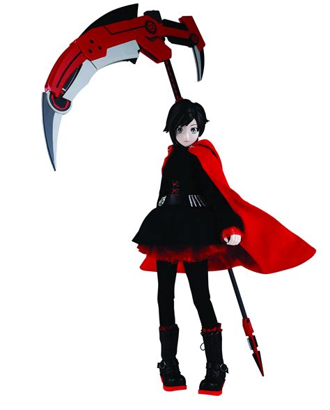Oct148392 Rwby Ruby Rose 16 Scale Fig Previews World