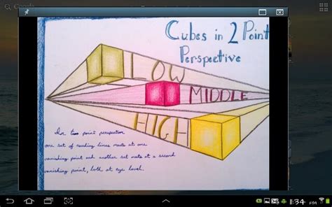 7th Grade Perspective Drawing High School Art Lesson Plans Art