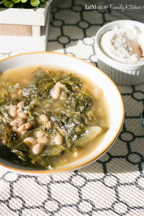 More soup recipes and tips. Escarole & Bean Soup - LeMoine Family Kitchen