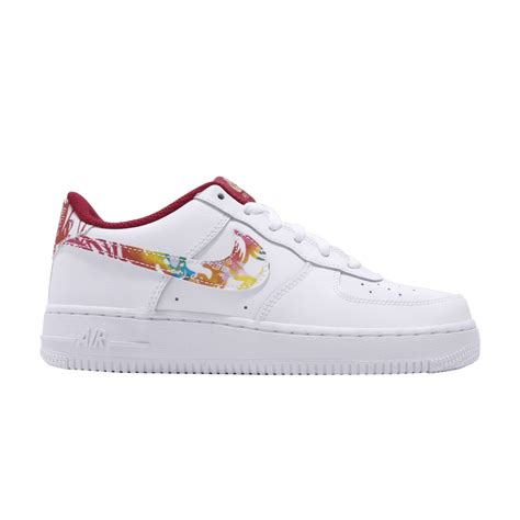 Air Force 1 Gs White Multi Color Nike Cu2980 191 Goat