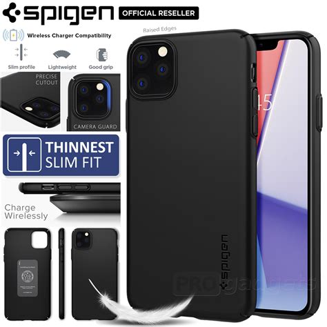 Iphone 11 Pro Max Case Genuine Spigen Thin Fit Air Cover For Apple